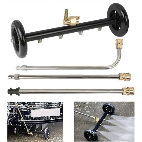 Adaptateur Lance de Nettoyeur Haute Préssion avec Raccord Femelle Rapide 1/4'' Compatible avec les Nettoyeurs Haute Préssion Karcher/Kärcher Série K2, K3, K4, K5, K6, K7