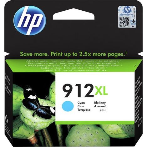 HP 912 XL Cyan Druckerpatrone – Hochleistungsreichweite
