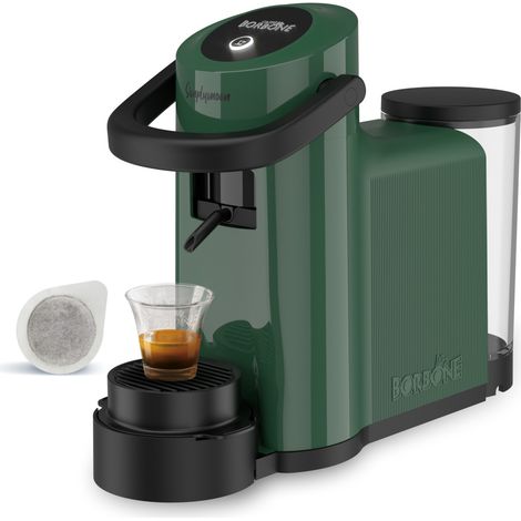 Caffè Borbone Simplymoon Macchina da Caffè a Cialde ESE 44mm – Multifunzione per Espresso, Infusi e Bevande Calde, Pressione 15 bar, Serbatoio 0.9L - Verde (1/4)
