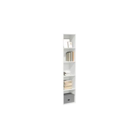 Bibliothèque blanc 40x30x189 bois d'ingénierie (1/5)