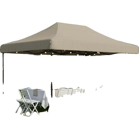 Pop-Up Pavillon, Langlebiges Material, Einfache Montage, armeegrün (1/2)