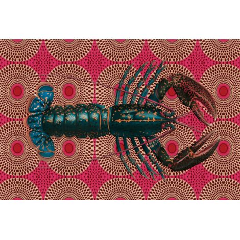 Tovaglietta All'Americana Plastica Fish Lobster 44x30 cm