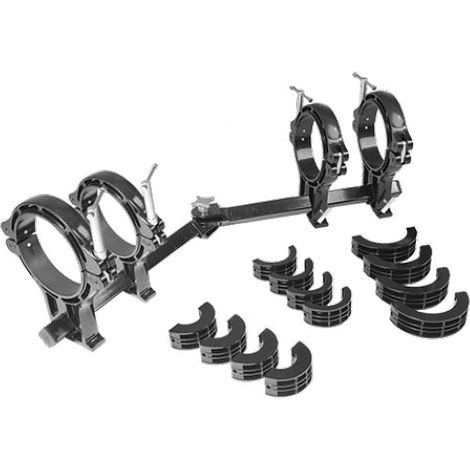 Rohrhalteklemme mit 2 Spannelementen CLAMP180 Rohrhalteklemme