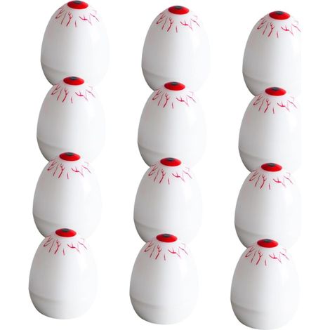 12pièces Lampe Décorative Halloween avec Yeux Réalistes De Bougies LED (1/5)