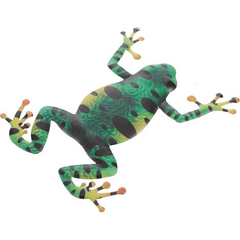 Gartendekoration Froschstatue aus grünem Eisen Einzigartige