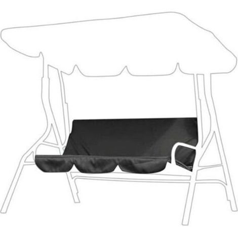 Coussin Balancelle de Jardin Cover 150x50x10cm Imperméable Anti-UV Anti-poussière 210D Tissu Oxford pour Outdoor Terrasse Green 150×50×10cm (1/2)