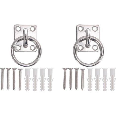 Œillet de fixation, inox, pour suspension et mur/plafond (1/5)