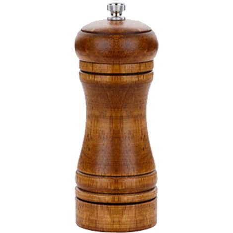 Moulin à poivre classique en bois - Broyeur à herbes et épices, confortable, facile et agréable à utiliser, longue durée de vie (1/5)