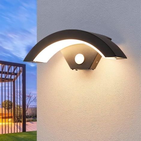 Applique murale LED extérieur avec détecteur de mouvement – 24W – Étanche IP65 – 2650lm – Lumière blanche chaude 3000K – Installation facile (1/5)
