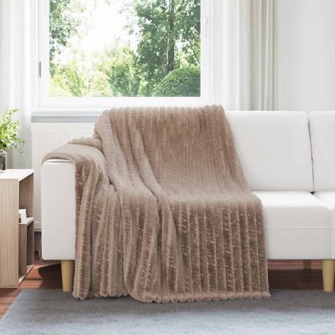 Wohndecken 6 pcs Kamel 200 x 150 cm Fleece