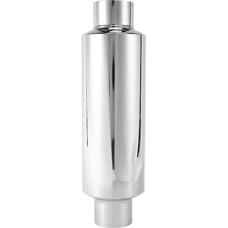 Silencieux d'échappement pour voiture, entrée de 2,5 pouces, résonateur universel en acier inoxydable (1/5)