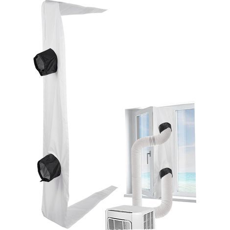 Joint de fenêtre pour climatiseur Portable Ruban de Fixation étanche 300 cm (118 Pouces) avec Doubles Trous kit fenêtre pour climatiseur Mobile (1/4)
