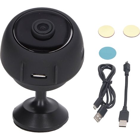 Mini caméra de sécurité avec support, sans fil, pour bébé, haute définition 1080p, vision nocturne, idéale pour la surveillance de la maison. (1/5)