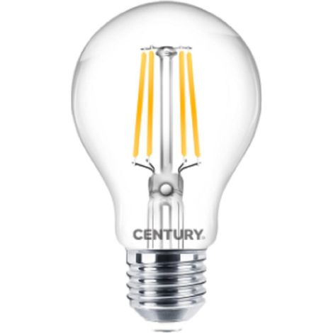 Century lampada a filamento led incanto chiara goccia a60 8w e27 2700k ing3p-082727 (1/2)