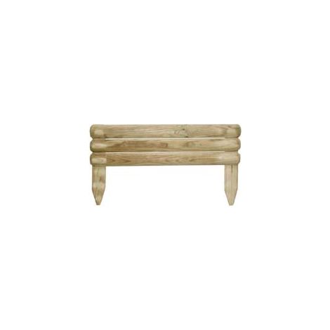 STECCATO ORIZZONTALE 3 ASSI IN PINO IMPREGNATO- - cm.55x30/15h. - 5 pezzi