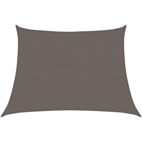 Maison Exclusive - Sonnensegel 160 g/m² Anthrazit 4/5x3 m HDPEE (1/5)