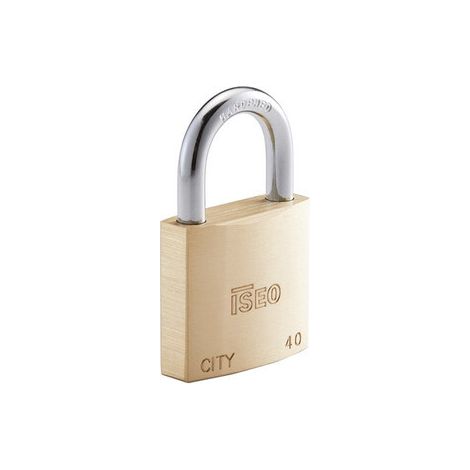 CITY BY ISEO LUCCHETTO OTT RETTANGOLARE 40 MM- ISEO SERRATURE- 10,0 pz