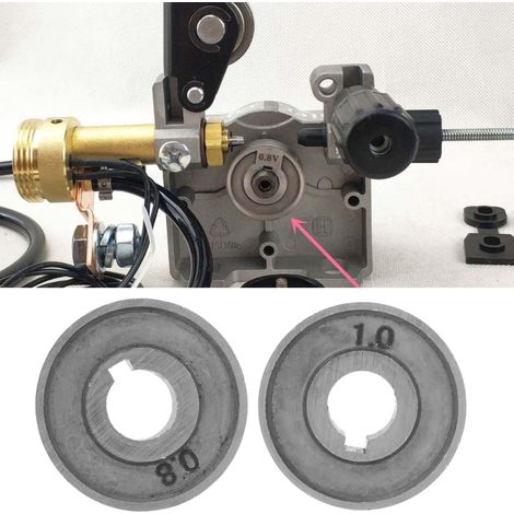 Rouleau d'entraînement de fil SSJ-29A 301010 mm, roue de guidage pour fil de soudage 0,8-1,0/1,2/1,4/1,6 mm (n° 1) (1/3)