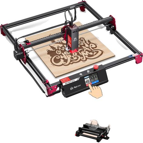 Graveur Laser, Écran Tactile Facile à Utiliser, Découpe Laser de Haute Précision (1/2)