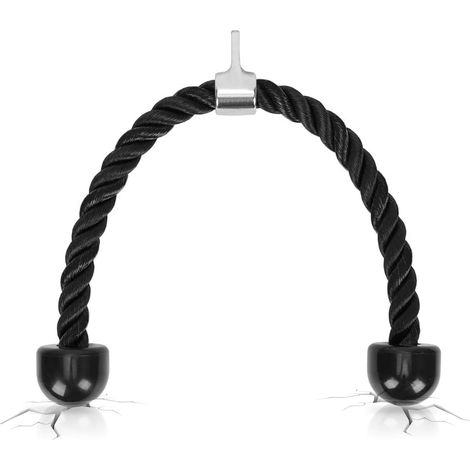 Corde Triceps 70cm Sports de Traction Musculation Trapezes Biceps Accessoire de Tirage Appareil à Poulie Triceps Nylon Poignées Antidérapantes Dorsal Biceps Tricepes Gym ou Usage Maison (1/5)
