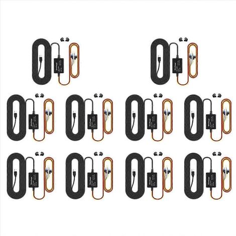 Pour kit de câblage UP03 uniquement : port USB-C pour moniteur de stationnement 24 h Omni A810 X200 M500 Omni. Câble d'alimentation (1/5)