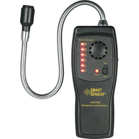 Tragbarer intelligenter Sensor zur Erkennung von FCKW-, HFCKW-, HFKW- und Halogengasen sowie zur Lecksuche in Klimaanlagen und Kältemitteln (Freon-Gasen). (1/5)