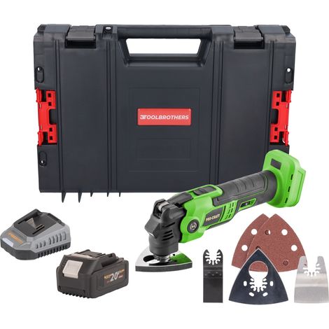 Procraft PMT22bb Akku Multifunktionswerkzeug 20 V Brushless + 1x Akku 4,0 Ah + Ladegerät + RHINO Toolcase (1/5)