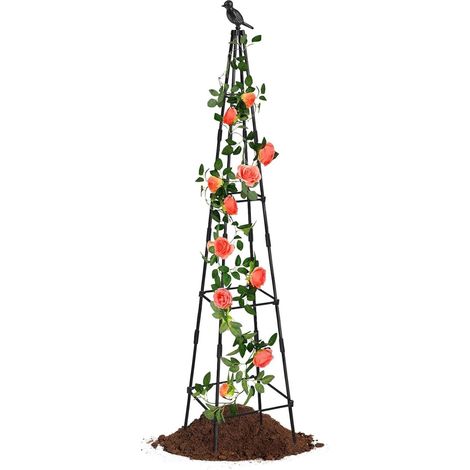 Rankhilfe Höhenverstellbarer Metallkäfig 160 cm Hohe Outdoor