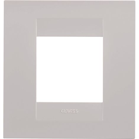 PLAQUE GEO 2P BEIGE NATUREL GEWISS GW16422VL