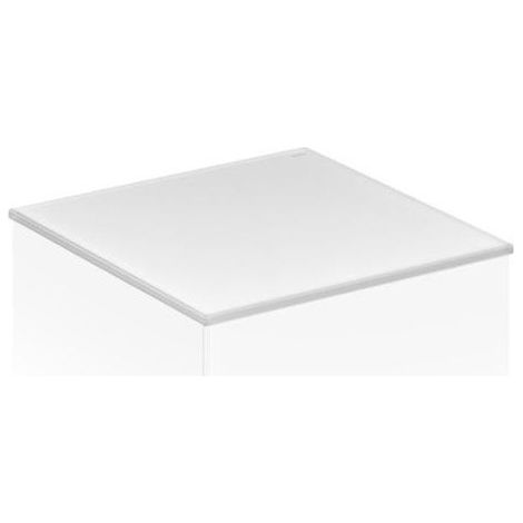 Placa de cubierta EDICIÓN 11 cristal 711 x 3 x 520 mm blanco KEUCO