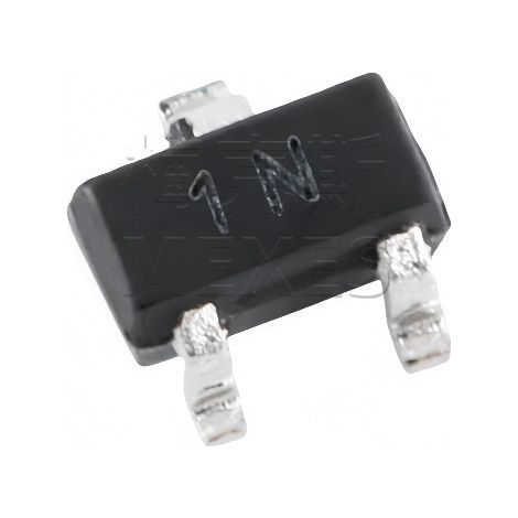 Changdian/Changjing MMBT3904T, Siebdruck 1N, SOT-523 Gehäuse, oberflächenmontierter Transistorchip, elektronisches Bauteil, 5 Stück geliefert.