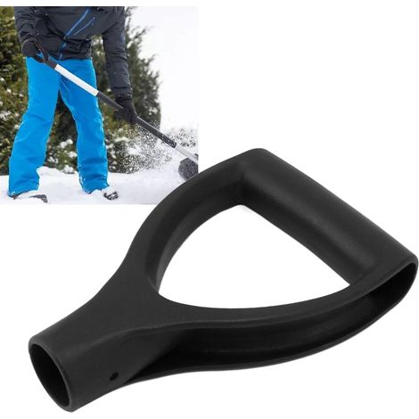 Poignée De Manche Pour Pelle En Plastique, Diamètre Intérieur 3,2 Cm, Noir - KZQ (1/5)
