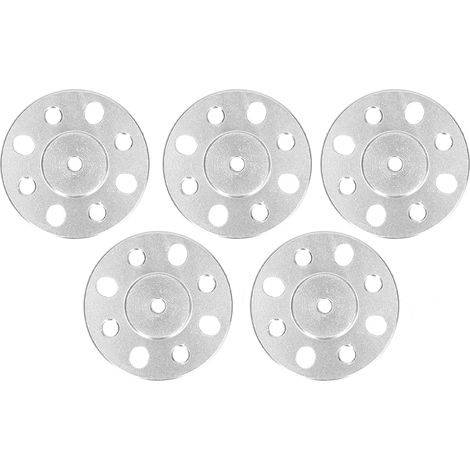 5Pièces Palonniers de Servo en Alliage d'Aluminium Haute Résistance Usage Léger Quatre Trous Filetés M4 Moyeu Canelé 24 Dents (1/5)