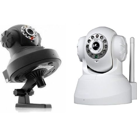 IP CAMERA INFRAROSSI P2P WIRELESS LAN TELECAMERA MOTORIZZATA LED WIFI REMOTO