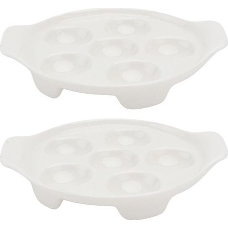2 Stück Keramik Schneckenteller Backform für Schnecken und (1/5)