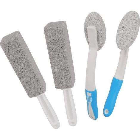 4PCS Brosse de Toilette en Pierre Ponce de Nettoyage Pierre de Nettoyage avec Poignée pour Nettoyage Salle de Bain Toilettes Piscine Plaque de Cuisson (1/5)
