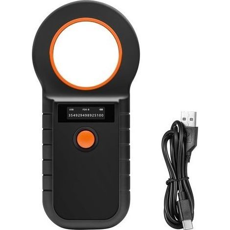 Gbformat OLED Pet Chip Reader Reader Pet Chip Reader Electronic Chip Pet ID Tag Scanner Portable with Screen for Dog, Cat (1/5)