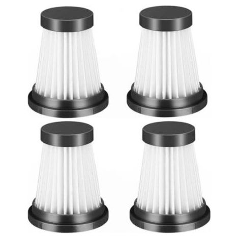 4 Pack Cordless Vacuum Cleaner Replacement HEPA Filter for Moosoo K12 K12 Pro K13, for Genius Invictus One 1.0 X7/2.0, for Foxnovo 13KPA Handheld Vacuum Cleaner Filter Accessories (1/5)