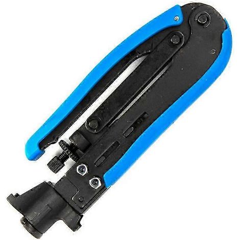 Pince à sertir pour extrusion de câble coaxial RG59/RG6, pince à sertir réseau à tête F, outil d'extrusion - JXLGV (1/5)