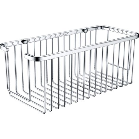 IMEX portasapone rectangular de acero y latón color gris con rejilla cromada frontal modelo Imex-ADF002 (1/2)