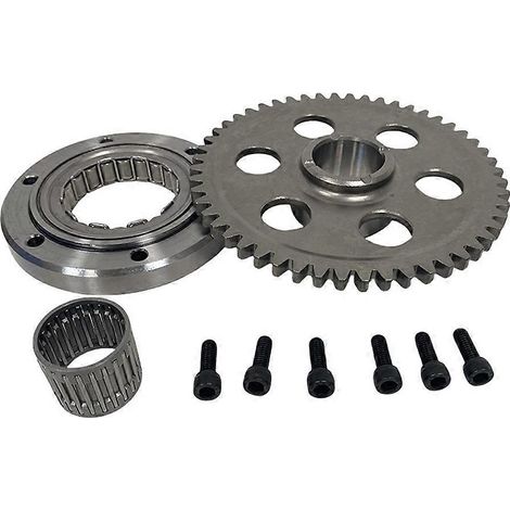 Kit d'embrayage et de galet tendeur de démarreur pour moto 5LP-15590-00 compatible avec YFM660R Raptor 660R 2001-2003
