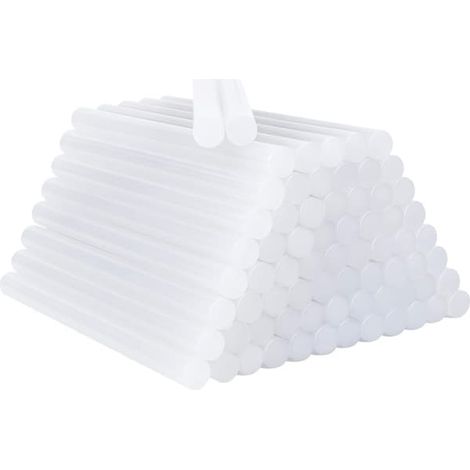 Bâtonnets de colle pour pistolet à colle, 150 pièces, bâtonnets de colle de 7 mm x 100 mm, compatibles avec les pistolets à colle. (1/5)