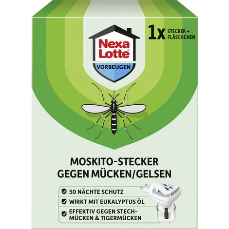 Nexa Lotte MoskitoStecker gegen Mücken/Gelsen 1 Set Moskito Stecker (1/4)