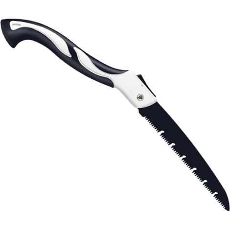 scie pliante scie à élaguer à main pour arbres main de rasoir artisanat de jardin sécateur pliantes de jardin à arbre Matériau de la lame de : SK5 (1/5)