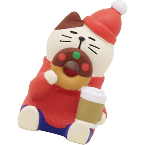 Lot de 2 mini décorations de Noël adorables, ornements vifs pour maison de poupée, miniatures de table DIY, accessoires de fête artisanaux (1/5)