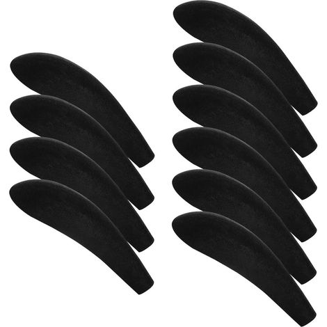 Juego de 10 accesorios colgantes suaves y flocados para ropa, abrigos, prendas de vestir y ropa de seguridad.