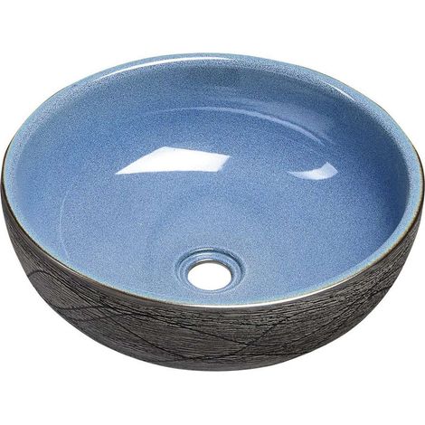 Sapho Priori - Waschtisch 41x15 cm, blau / grau PI020