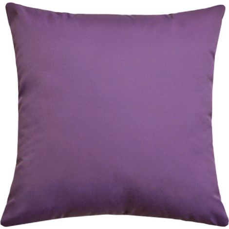 2PCS Taie d'oreiller 60x60 cm en 100% Coton Coloris Raisin (1/4)