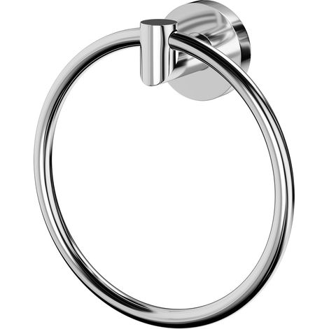 Orbit Polished Chrome Wall Mounted Towel Ring (1/5)