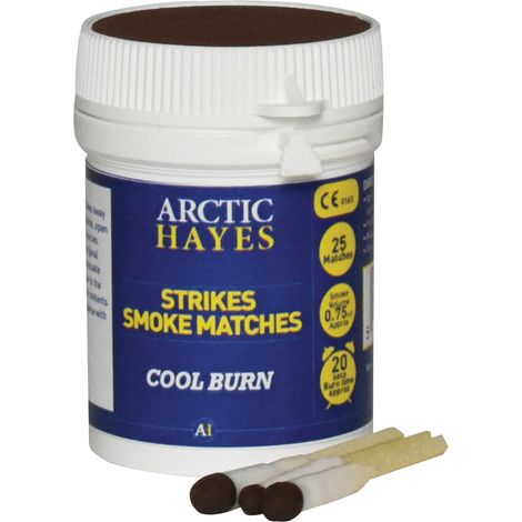 Arctic Hayes 'Strikes' Smoke Matches (Tub of 25) – Model ARC333000